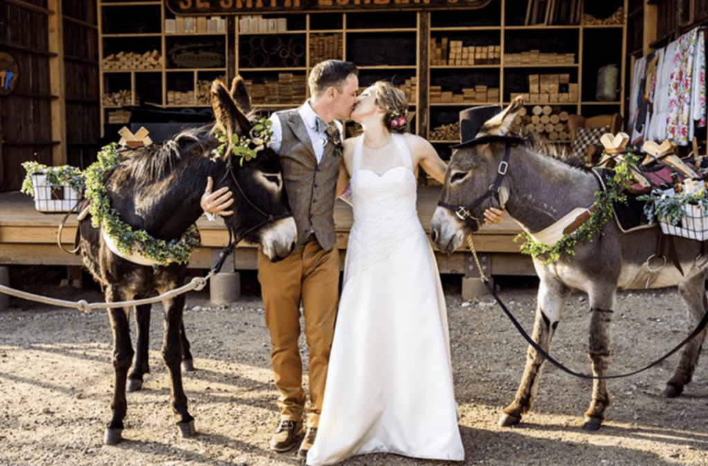 Freight Leadville wedding